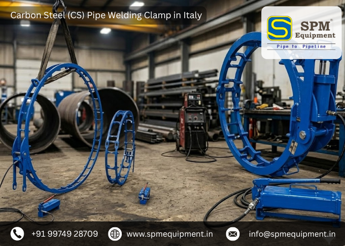 Carbon Steel (CS) Pipe Welding Clamp in Italy